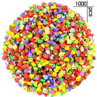 PRALB 1000PCS Miniature Assorted Vegetables Fruit Collection Pencil Erasers, Adorable Vegetables Fruit Designs Won't Smudge Or Tear Paper,Eraser Caps Style Great for Homework Rewards, Party Favors