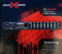 SoundXtreme CAR Audio Passive Equalizer 7 Band 1/2 DIN PRE AMP EQ SUB Crossover