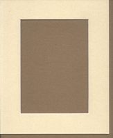10 11x14 Light Tan Picture Mats Mattes Matting with White Core, for 8x10 Pictures
