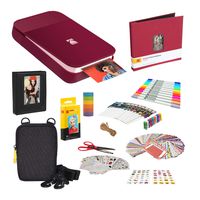 KODAK Smile Instant Digital Printer (Red) Complete Scrapbook Kit