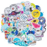 Cute VSCO Stickers for Water Bottles, 100 Pack Trendy Waterproof Water Bottle Stickers Laptop Stickers for Teen Girls Kids Computer Guitar Skate Skateboards Stickers Popular Element Decals