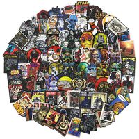 Star Wars Laptop Stickers 100Pcs Pack, Teen & Kids Cool Water Bottle Travel Case Computer Wall Skateboard Motorcycle Phone Bicycle Luggage Guitar Bike Stickers Decal