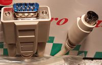 Mii Pro Cable PC Accessories 6" PS2 to Serial Mouse Adater M/M MD6 Male to DB9 Male 6 Inches Pig Tail Adapter