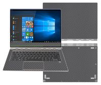 decalrus - Protective Decal for Lenovo Yoga 920 (13.9" Screen) Laptop Grey Carbon Fiber Skin case Cover wrap CFlenovoYoga920Grey