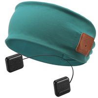 Bluetooth Headband Sweatband-Topple V4.2 Superior Wireless Music Headband with HD Stereo Headphone Sleep Headset Earphone and Mic, Hands Free for Ourdoor Sports Running,Hiking,Exercise-Green