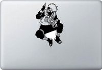 Naruto Shippuden - Kakashi Hatake Sitting Vinyl Laptop Sticker 3.5in x 5.5in