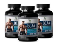 pre Workout Weight Loss - BCAA 3000 MG PRE & Post Workout Recovery - Premium Quality - Amino acids bcaa Bodybuilding - 3 Bottles 360 Tablets
