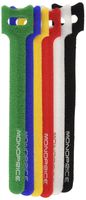 Monoprice Hook & Loop Fastening Cable Ties 6inch, 6pcs/Pack - 6 colors