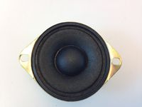 1-5/8 (4cm) Round Replacement Speaker, Button Magnet, 13 WATTS @ 6 OHMS 2" MOUNTING Hole (Single)
