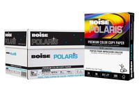 BOISE POLARIS Premium Color Copy Paper, 8.5 x 11, 3 Hole Punch, 98 Bright White, 28 lb, 6 ream carton (3,000 Sheets)