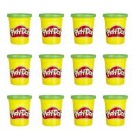 Play-Doh Bulk 12-Pack of Green Non-Toxic Modeling Compound, 4-Ounce Cans