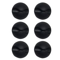 Cable Clips | Cord Organizer | Cable Management | Wire Holder System | 6 Pack Adhesive Cord Hooks