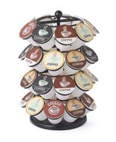 NIFTY 5636B Storage Carousel. Coffee Pod Stores up to 36 Packs K-Cup Holder, Capacity, Black