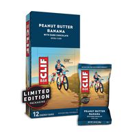 CLIF BAR - Energy Bars - Peanut Butter Banana Dark Chocolate - (2.4 Ounce Protein Bars, 12 Count)