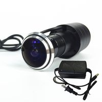 Shrxy 800TVL CCD Mini Door Eye Camera 170 Degree Wide Angle Fish Eye Lens CCTV Camera-NTSC