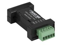 Black Box DB9 Mini Converter (USB to Serial) - USB/RS-485 (2-Wire, Terminal Block)