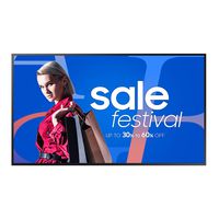 Samsung QB75R 75 inch 4K UHD 3840x2160 LED Commercial Signage Display for Business with HDMI, Wi-Fi, and 3-Year Warranty, 350 nit (LH75QBREBGCXZA)