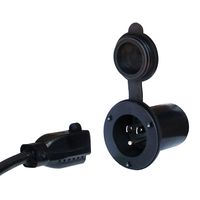 PowerMania AC Plug Port BLK AC Plug Port