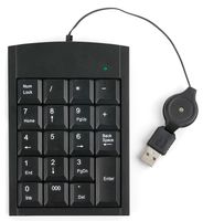 DURAGADGET Retractable USB Laptop NumPad Attachment - Suitable for use with HP Pavilion G7 Laptop