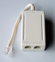 DSL439 1-Line Inline Filter with Giveback Jack ADSL DSL