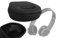 DURAGADGET Classic Black Rigid Shell Protective Headphone Storage Case (Headphones NOT Included) - Compatible with Creative WP-350 & WP-450 Wireless Headphones