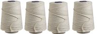Regency Natural Cooking Twine 1/2 Cone 100% Cotton 500ft, 4 Pack