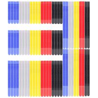 SAISN Cable Ties 80pcs 5/6/8/11Inch Reusable Wire Organizer Double Hook Tie for Computer Cord Cable Management (Multi-colour)