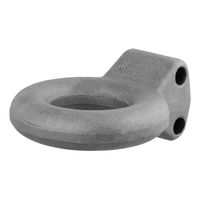CURT 48600 Pintle Hitch Lunette Ring, 3-Inch I.D., 12,000 lbs. GTW, 2-Inch Bolt Pattern, Channel Required