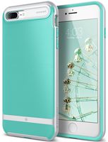Caseology Wavelength for Apple iPhone 8 Plus Case (2017) / for iPhone 7 Plus Case (2016) - Stylish Grip Design - Mint Green