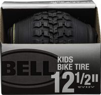 Bell 7091029 Kids Bike Tire, 12" x 1.75-2.25", Black