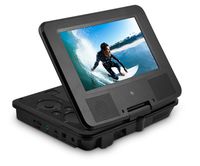 Ematic Portable DVD Player - 7-Inch High Resolution LCD Display, ON-THE-GO Movies, Music & Photos, 180 Degree Swivel, Premium Headphones, Travel Case