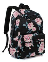 Leaper Fashion Water Resistant School Backpack for Girls 14Inch Laptop Black