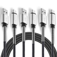 USB C Cable, CyvenSmart 3 Pack (3ft, 6ft, 10ft) USB to USB-C 3A Fast Charger TPE Charging Cord Compatible with Samsung Galaxy Note 9 S9 S8 Plus Note 8, LG V30 G6 G5, Pixel, Google Pixel