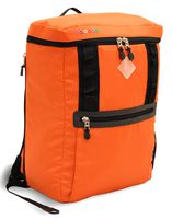 J World New York Rectan Laptop Backpack, Orange, One Size