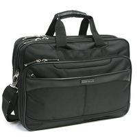 Perry Ellis Laptop/Tablet Business Briefcase, Black