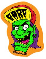 Skater Zombie Decal - for Cars, Laptops, and More! - Use Inside or Outside - Sicks to Any Flat Smooth Surface