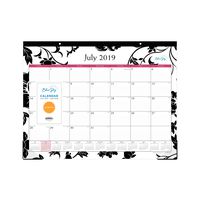 Blue Sky 2019-2020 Academic Year Monthly Desk Pad Calendar, Ruled Blocks, 22" x 17", Barcelona