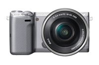 Sony NEX-5TL/S Mirrorless Digital Camera with 16-50mm Power Zoom Lens (Silver)