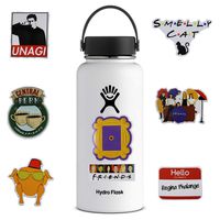 Friends Stickers [54pcs] Waterproof Vinyl for Laptop, Water Bottle, Hydroflask, MacBook, Scrapbook Home Wall Graffiti, Friends Merchandise Gift, Extra Durable Vinyl