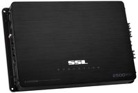 Sound Storm EV2500M Evolution 2500 Watt, 2 Ohm Stable Class A/B, Monoblock, MOSFET Car Amplifier with Remote Subwoofer Control