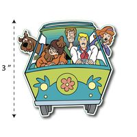 (TK-206) Scooby Doo and Friends - Waterproof Vinyl Sticker for Laptops Tablets Cars Motocycles Bicycle Skateboard Luggage Or Any Flat Surface (3")