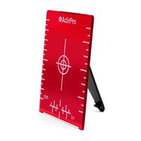 AdirPro Red Magnetic Floor Target Plate with Stand, 4"x3"