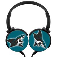 Hidui Heavy Bass Headphone Buck Tooth Shark Surround Sound High Fidelity Stereo Rotation Axis Design Portable Wired Headset For Adult's or Child's