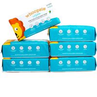 100% Pure Cotton Dry Wipes | Use Wet or Dry | Soft & Sensitive | Hypoallergenic | Extra Strong & Absorbent | Perfect for Diaper Changes, Runny Noses, Drool, Meal Time & Nursing (6-Pack)
