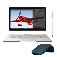 Microsoft Surface Book 2-in-1 Touchscreen Business Laptop with Perfromance Base, Core i7 up to 3.40 GHz, GTX 965M, 8GB RAM, 256GB SSD, Win 10 Pro w/ Surface Pen, Cobalt Blue Arc Mouse (Renewed)