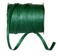 Reliant Ribbon 25124-925-01C Paper Raffia Ribbon, 1/4 Inch X 100 Yards, Hunter Green