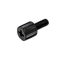 StarTech.com 6-32, 5/16in Long Black Metal Computer Case Thumbscrew - Pkg of 50