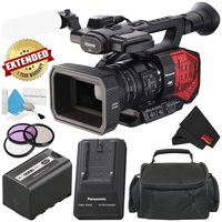 Panasonic AG-DVX200 4K Professional Camcorder with Four Thirds Sensor and Integrated 13x Leica Zoom Lens - Bundle