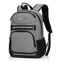 Veevanpro Cooler Backpack Insulated Backpack Cooler Lightweight Skateboard Backpack Leakproof Soft Cooler Bag 25 Cans, Grey
