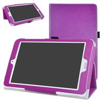 Acer Iconia One 8 B1-860 Case,Mama Mouth PU Leather Folio 2-Folding Stand Cover with Stylus Holder for 8.0" Acer Iconia One 8 B1-860 Android Tablet,Purple